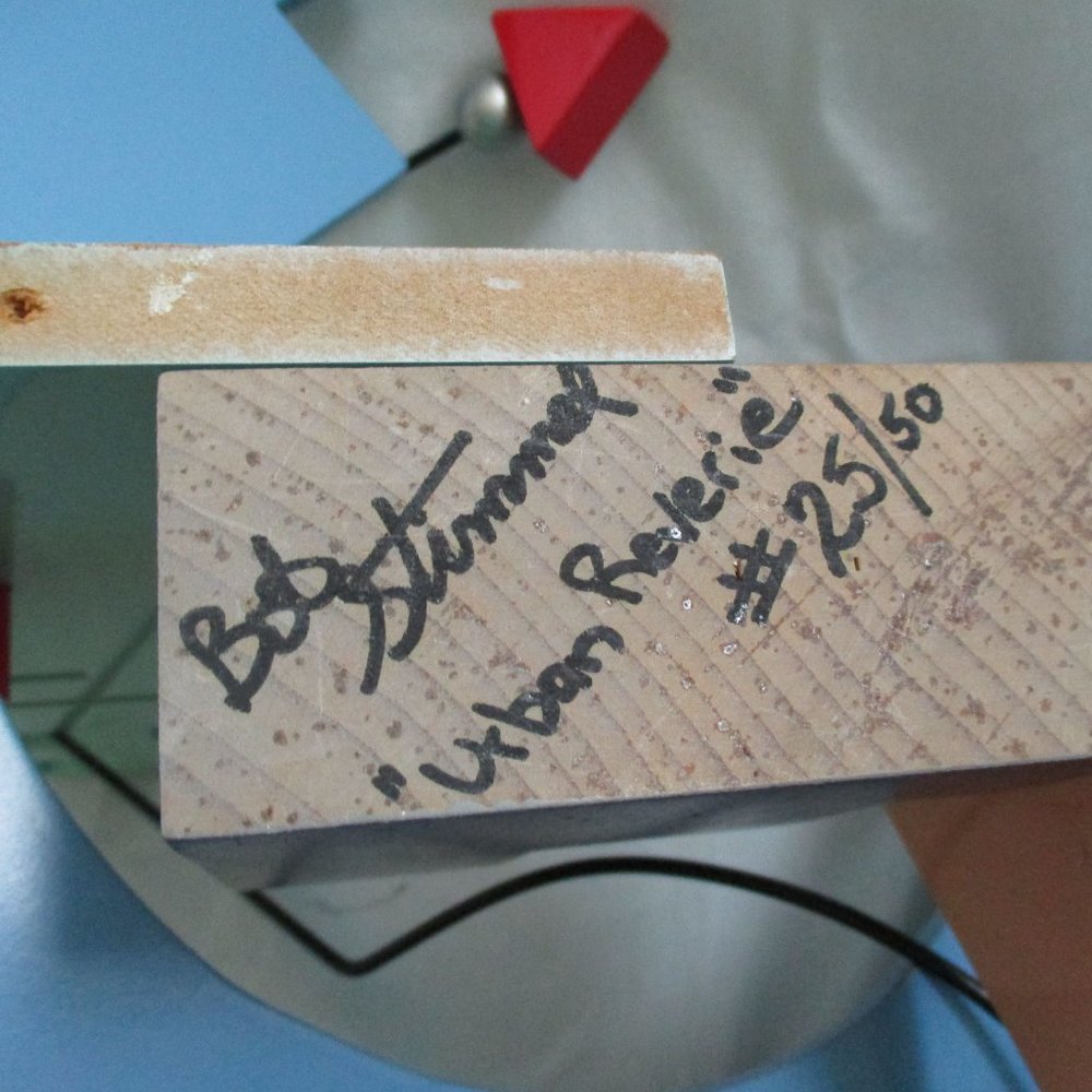 Signed 1980s BOB STIMMEL URBAN REVERIE Modern Sculpture Art Abstract - Picture 3 of 8